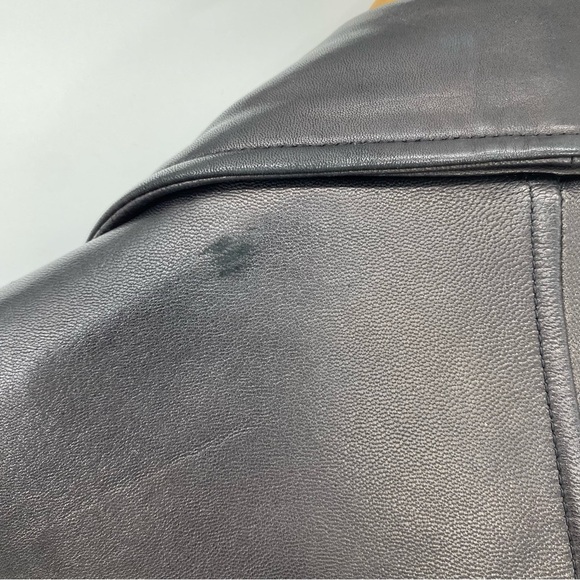 Andrew Marc Men's Black Leather Button Front Blazer Jacket Coat XL - Picture 16 of 16